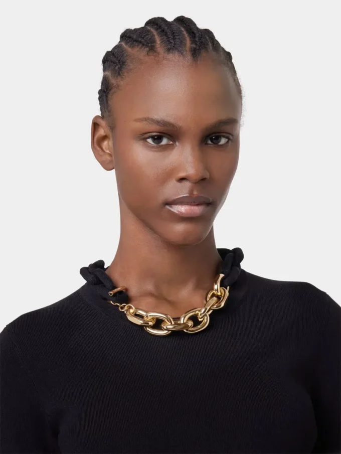 ABITO CORTO IN MAGLIA NERO