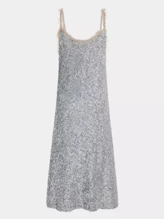 Abito midi con paillettes