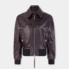 Bomber in pelle