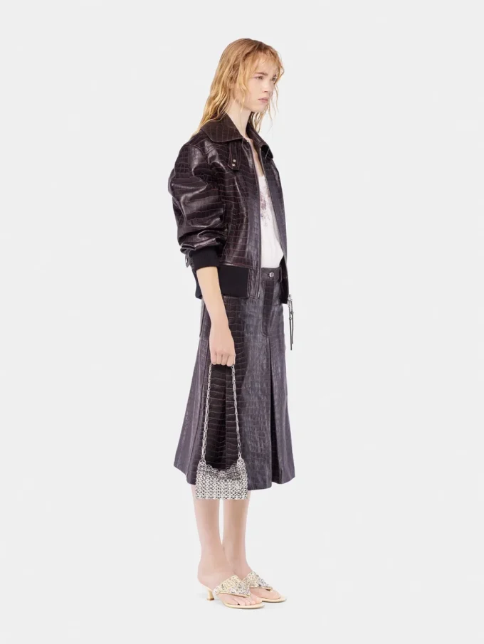 Bomber in pelle