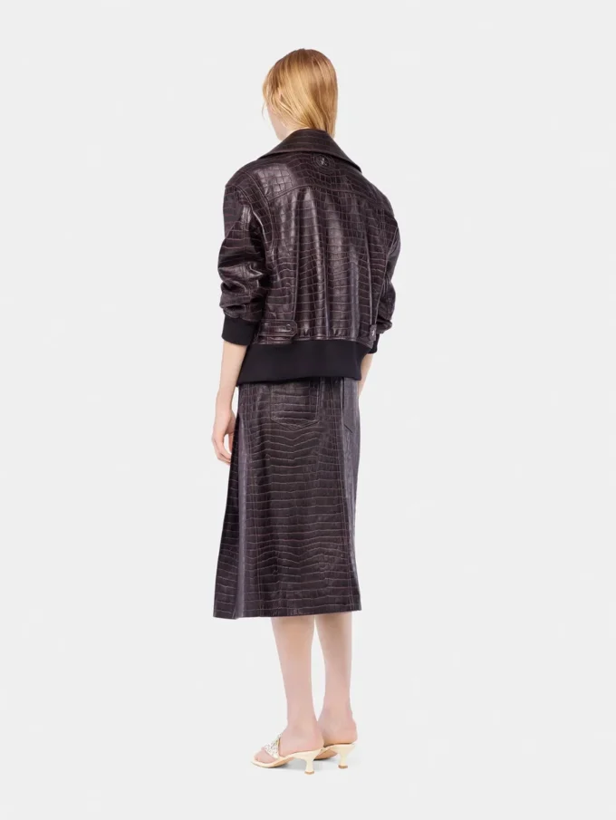 Bomber in pelle