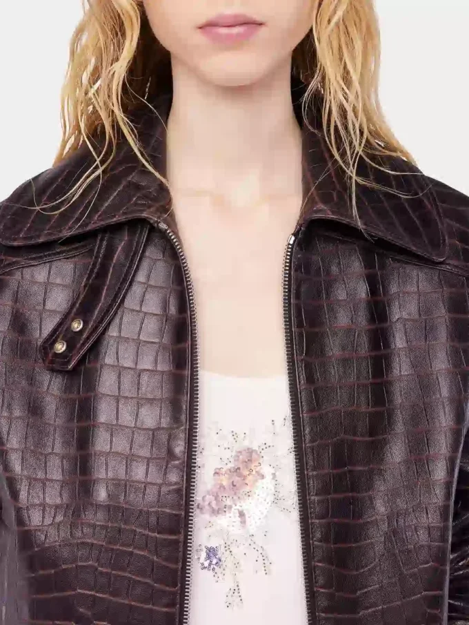 Bomber in pelle