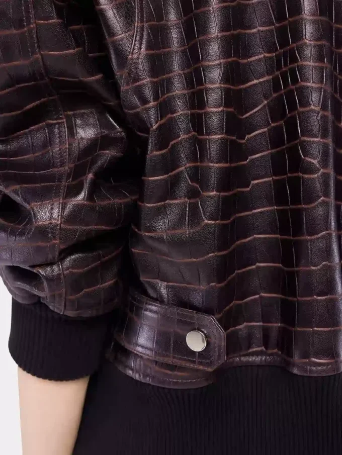Bomber in pelle