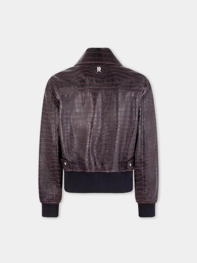 Bomber in pelle