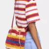 Borsa a secchiello in rafia