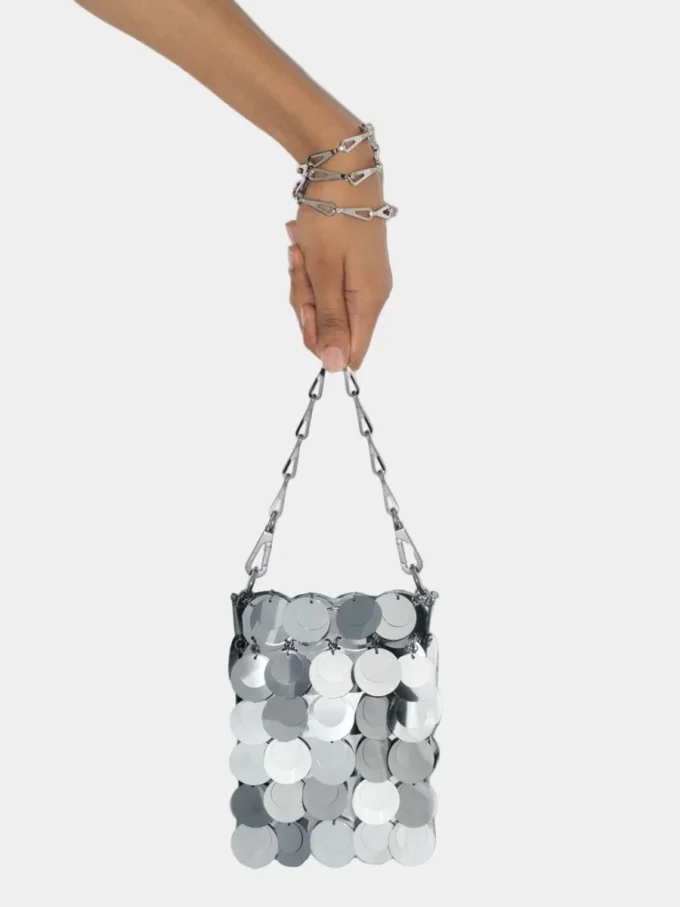 Borsa a tracolla con paillettes