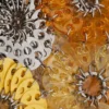 Borsa arancione Flower 1969