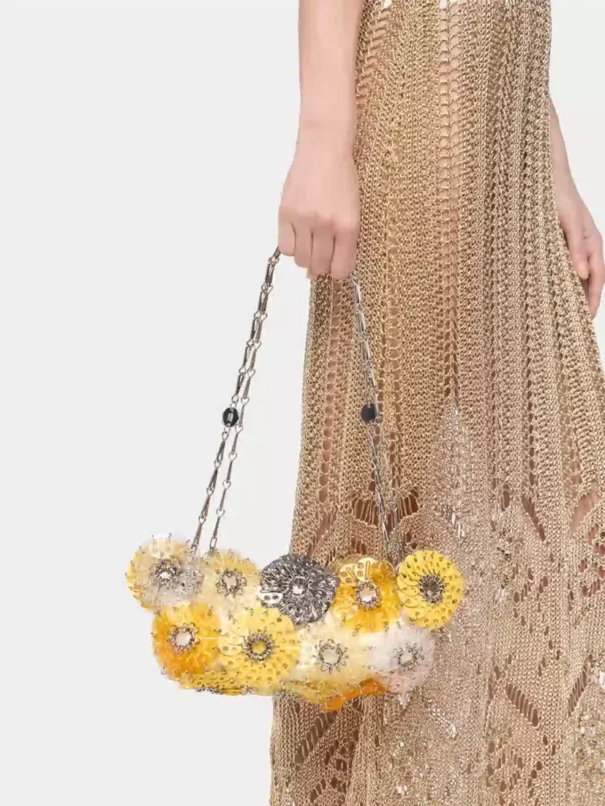 Borsa arancione Flower 1969