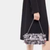 Borsa baguette scintillante