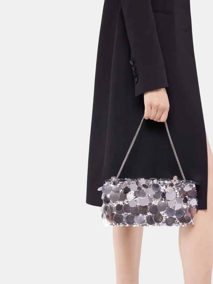 Borsa baguette scintillante