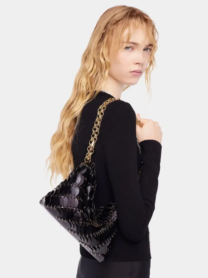 Borsa da sera in pelle Paco