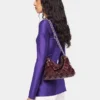Borsa da sera in pelle Paco