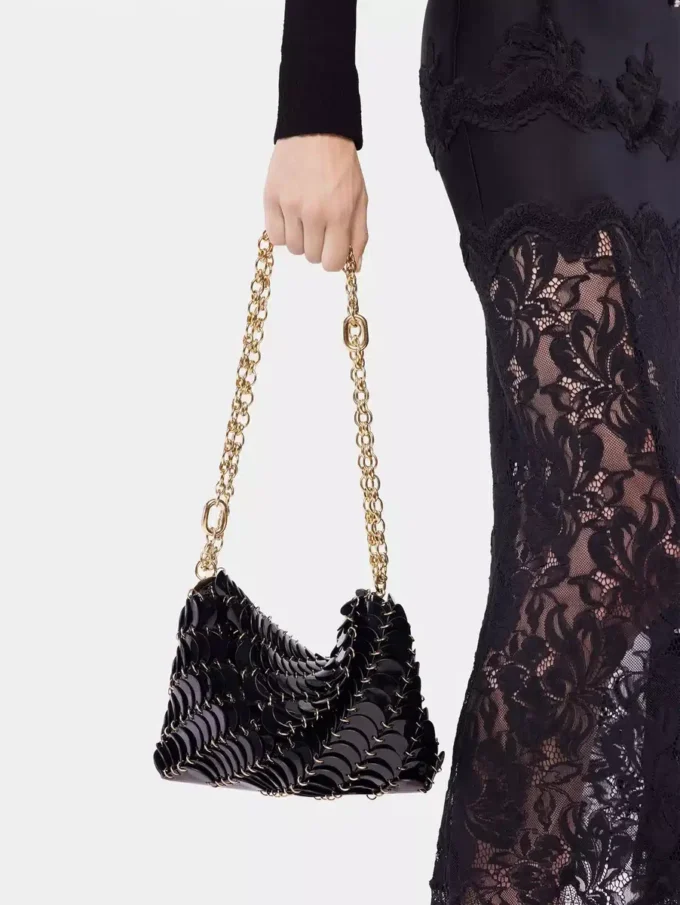 Borsa da sera in pelle Paco