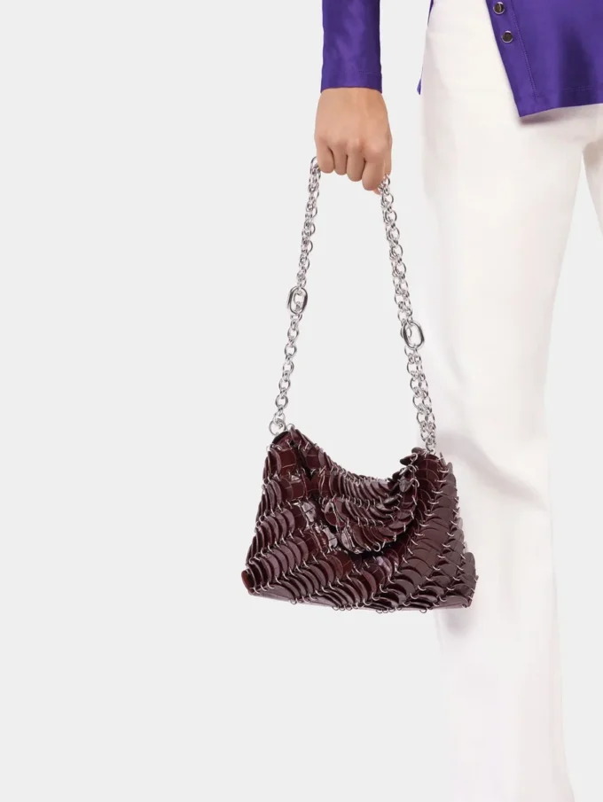 Borsa da sera in pelle Paco