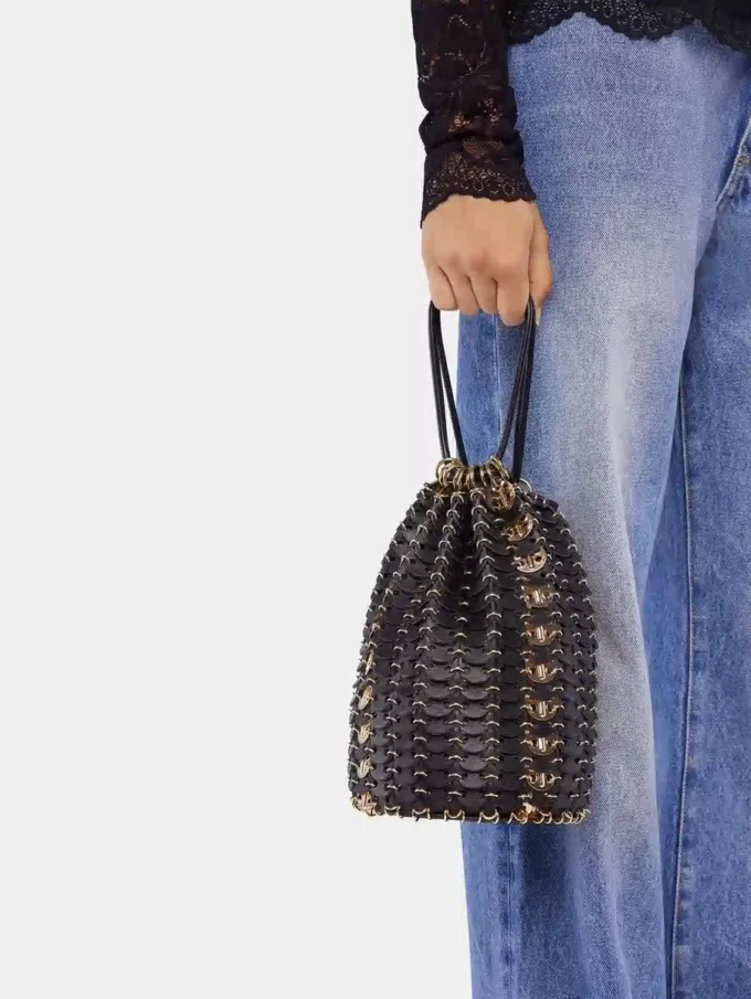 Borsa Flip reversibile in pelle