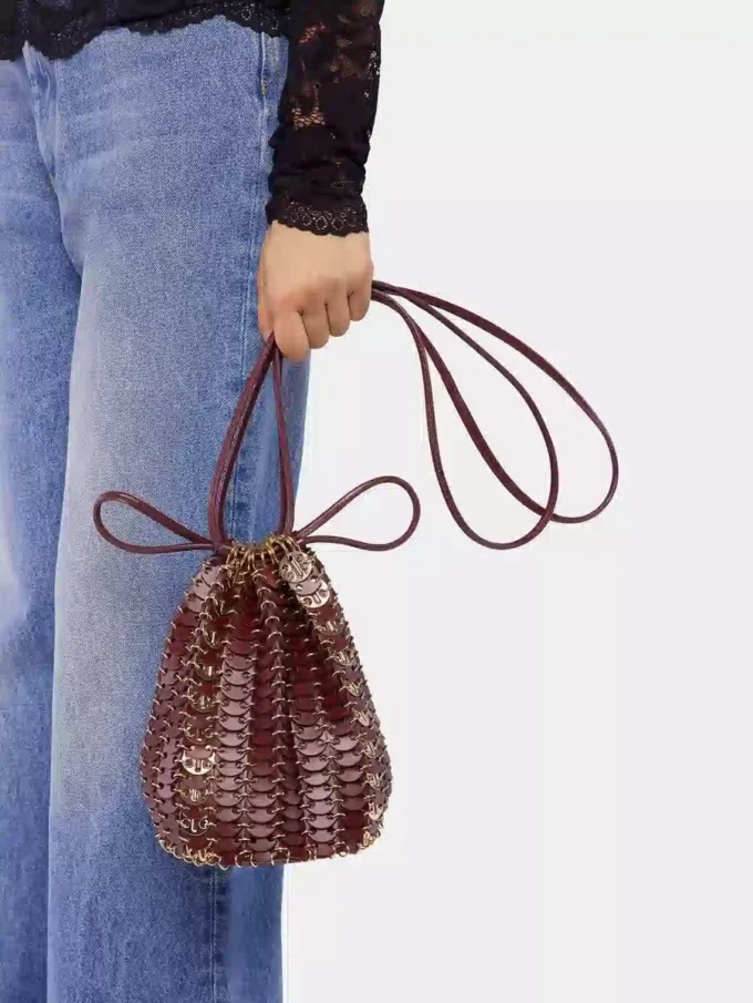 Borsa Flip reversibile in pelle