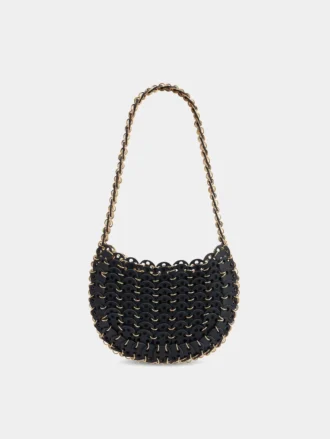 Borsa Flip reversibile Moon in pelle