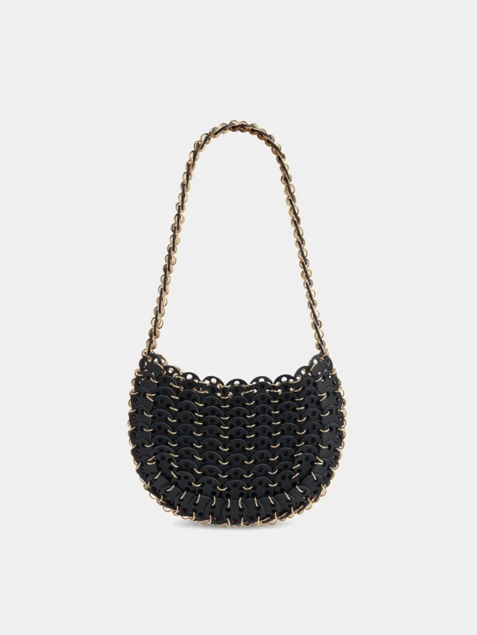 Borsa Flip reversibile Moon in pelle