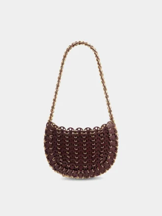 Borsa Flip reversibile Moon in pelle