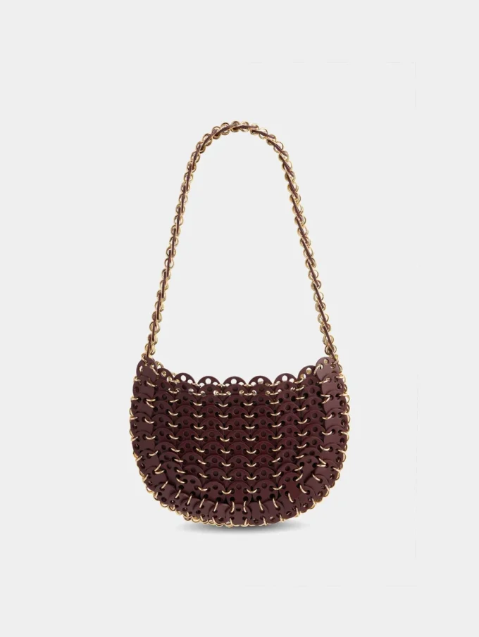 Borsa Flip reversibile Moon in pelle