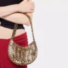 Borsa Flip reversibile Moon in pelle