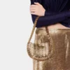 Borsa Flip reversibile Moon in pelle