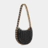 Borsa Flip reversibile Moon in pelle