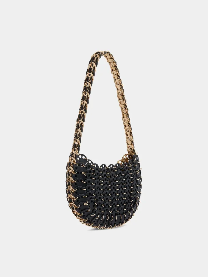 Borsa Flip reversibile Moon in pelle