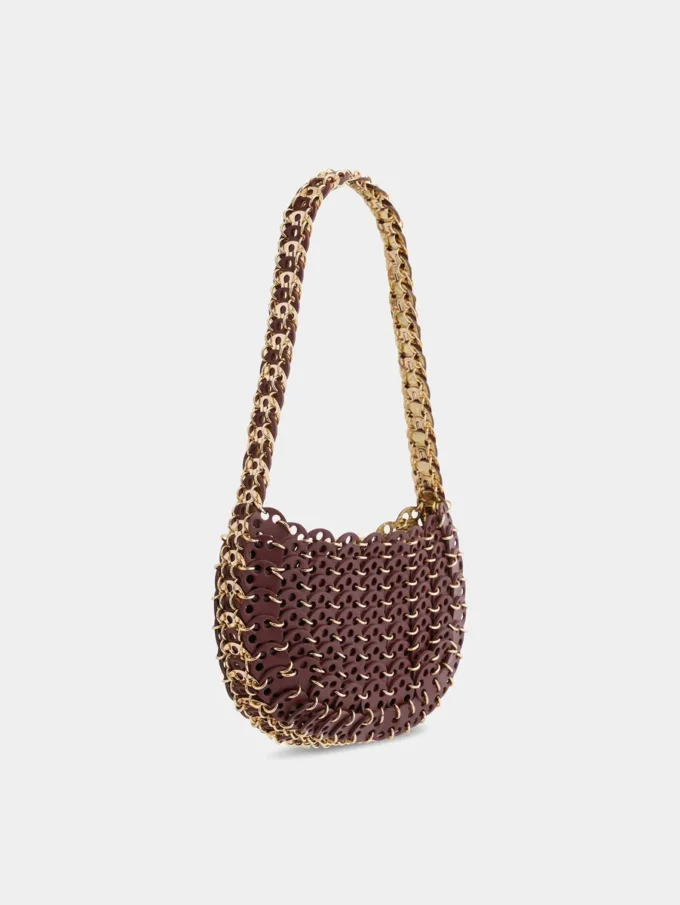 Borsa Flip reversibile Moon in pelle