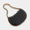 Borsa Flip reversibile Moon in pelle