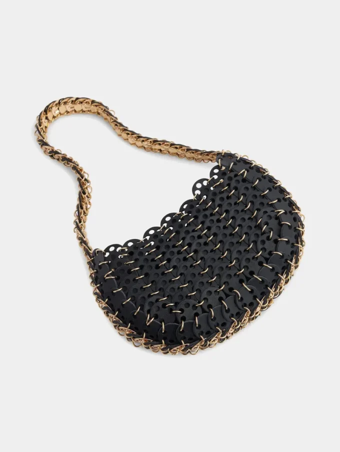 Borsa Flip reversibile Moon in pelle