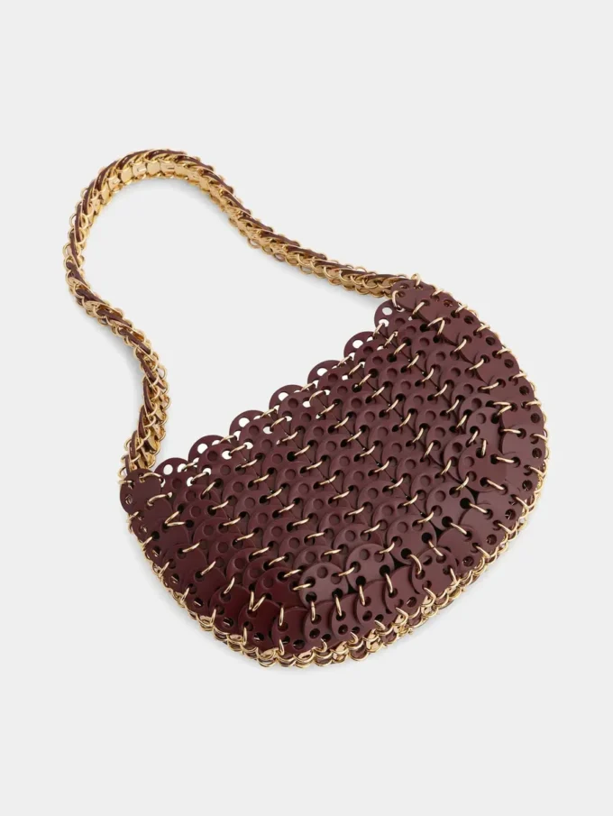 Borsa Flip reversibile Moon in pelle