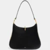 Borsa in pelle con anelli grandi