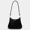 Borsa in pelle con anelli medi