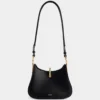 Borsa in pelle con piccolo anello