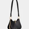Borsa in pelle con piccolo anello