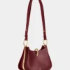 Borsa in pelle con piccolo anello