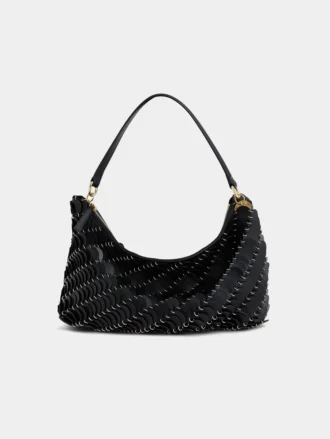 Borsa in pelle nera Paco