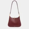 Borsa media in pelle con anelli