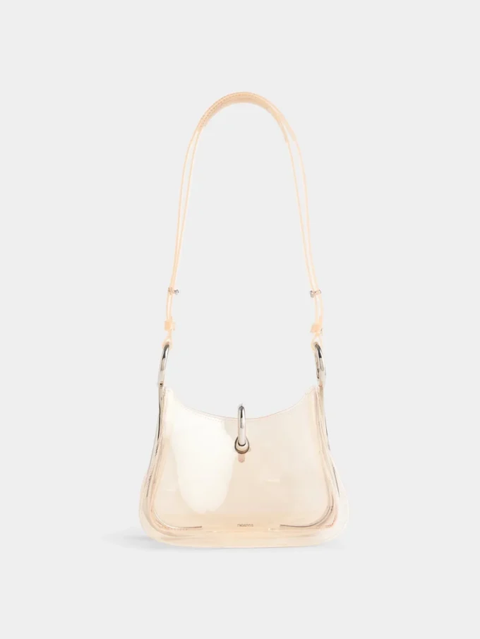 Borsa piccola trasparente ad anello