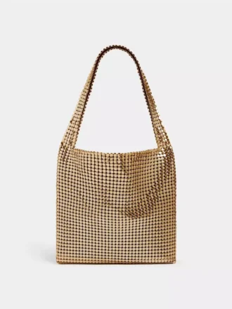Borsa pixel dorata