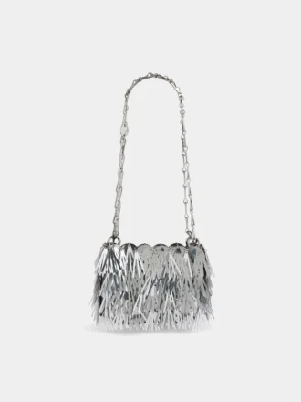Borsa Sparkle in pelliccia metallizzata nano
