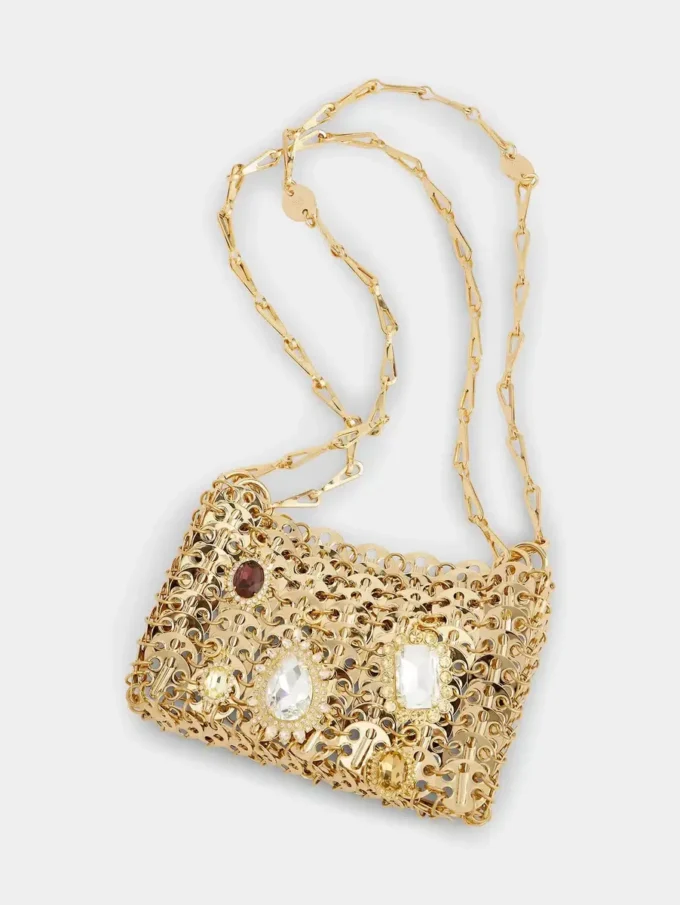 Borsetta nano oro 1969 con charms