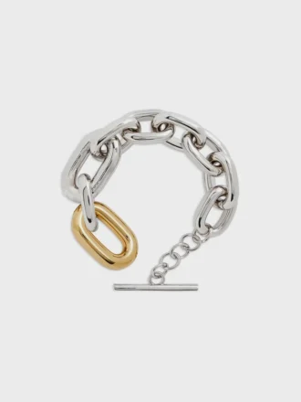 Bracciale XL Link bicolore