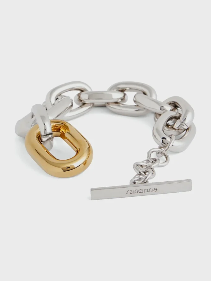 Bracciale XL Link bicolore
