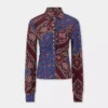 Camicia in jersey stampato