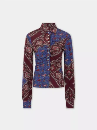 Camicia in jersey stampato