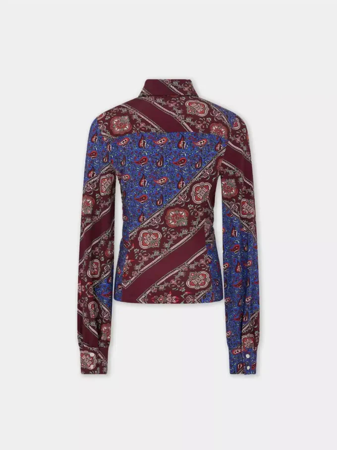 Camicia in jersey stampato