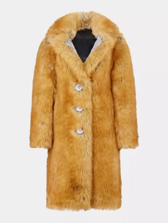 Cappotto in pelliccia sintetica