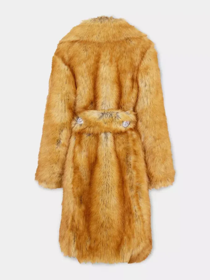 Cappotto in pelliccia sintetica
